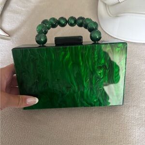 Elegant Green Handbag